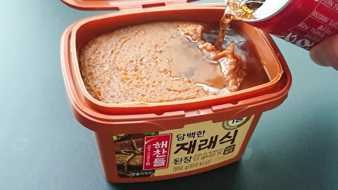 콜라 된장 수육