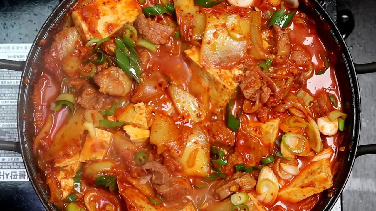 국물 없는 김치찌개