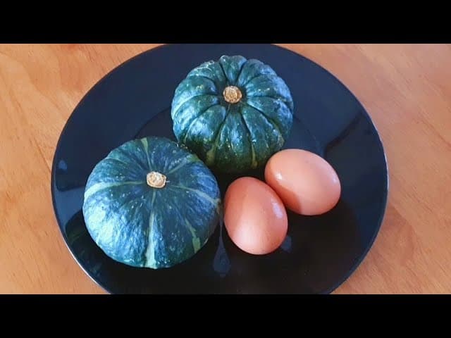 단호박 계란 케이크