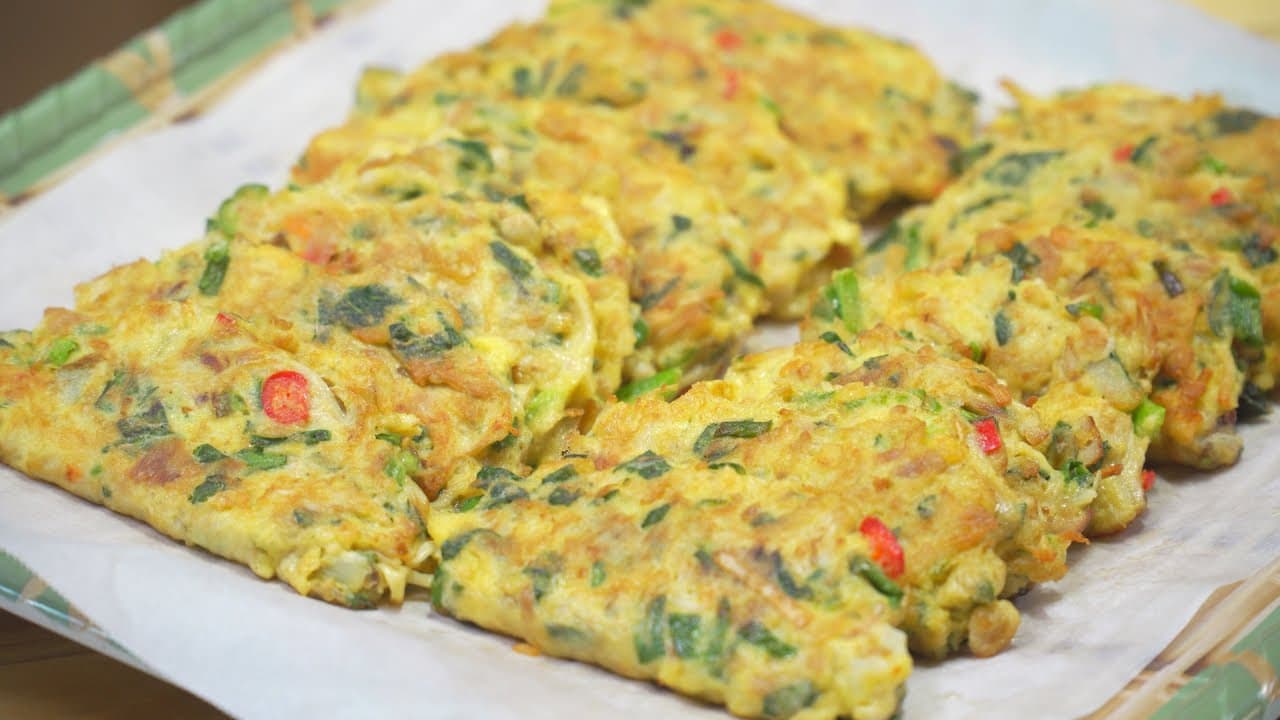 참치 깻잎 팽이버섯전