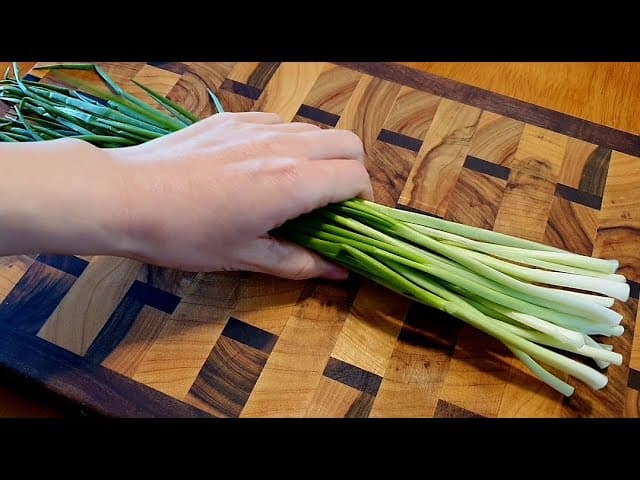 쪽파 간장 비빔국수