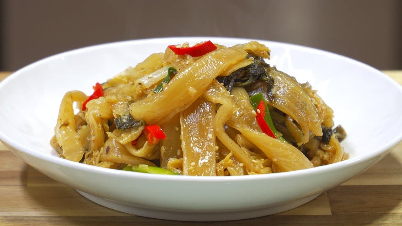 묵은지김치볶음