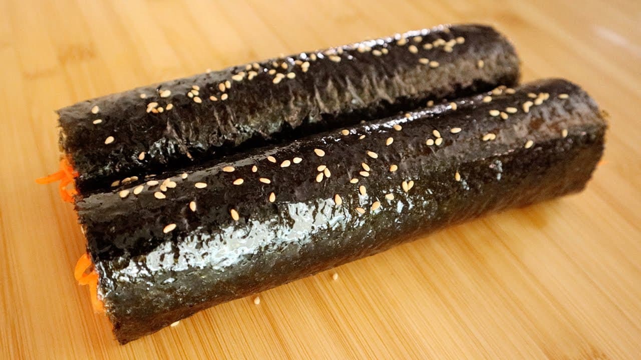 당근라페 계란 김밥