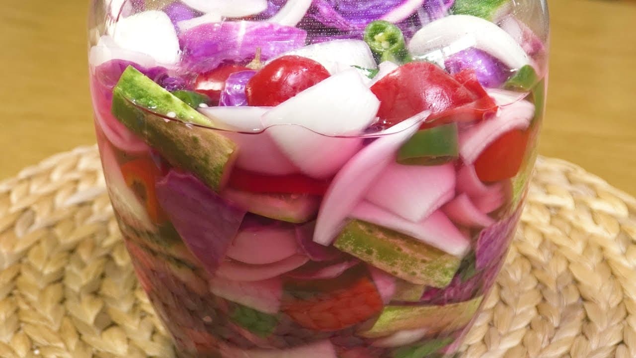 오이 양배추 피클