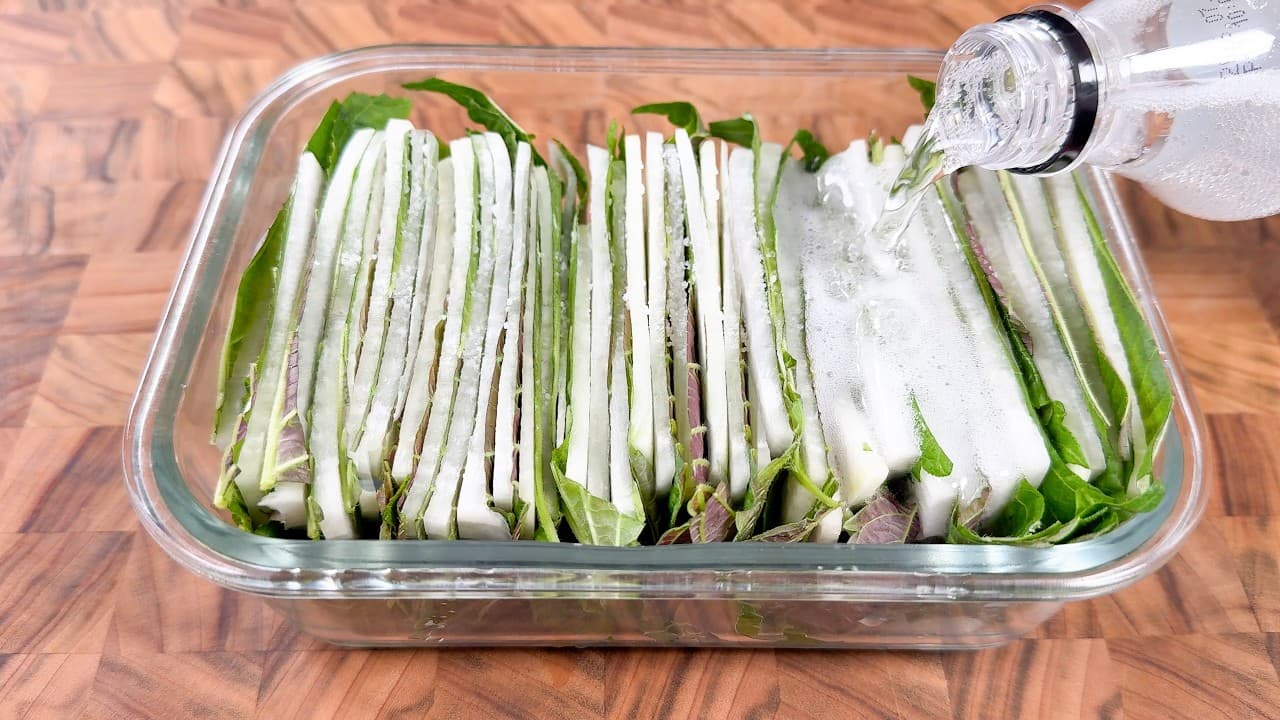 사이다 깻잎 무쌈