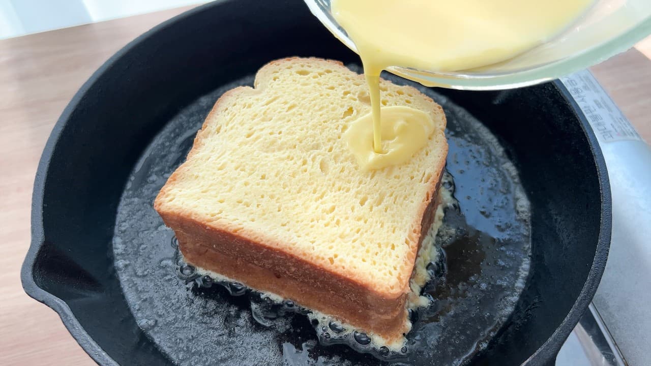 3단 치즈 프렌치 토스트