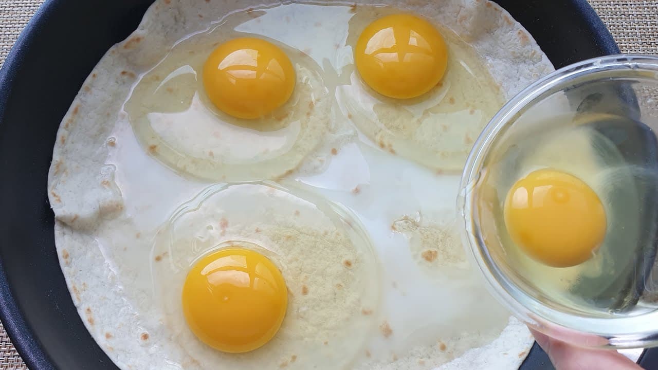 또띠아 계란 피자