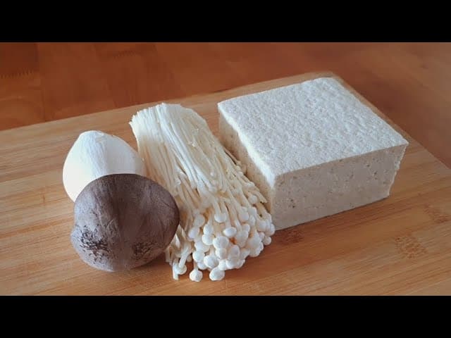 두부 버섯 카레