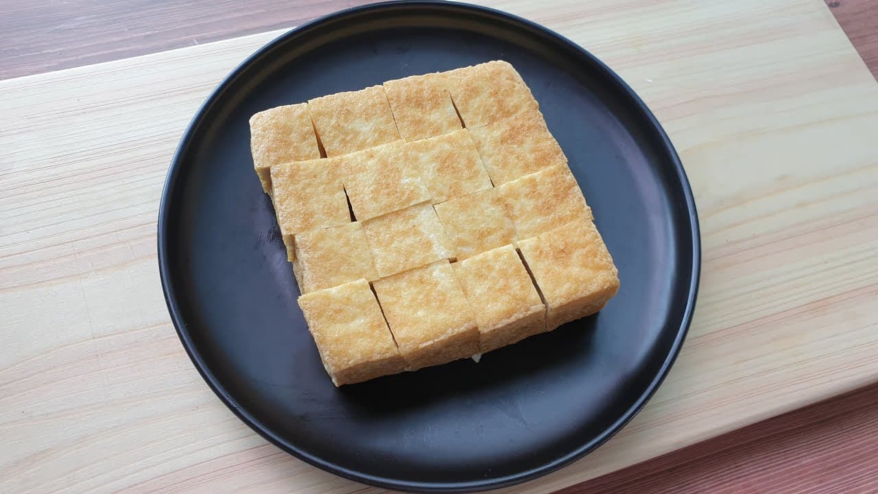 새우 마늘 두부튀김 조림