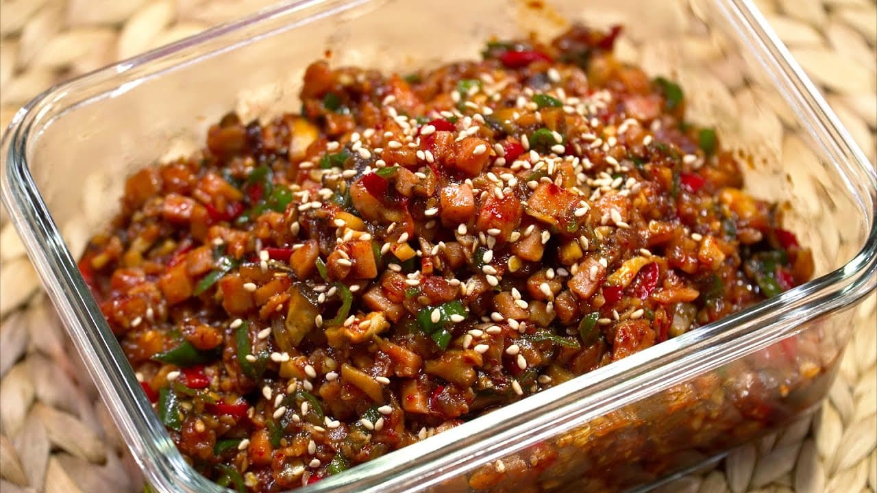 스팸고추볶음장