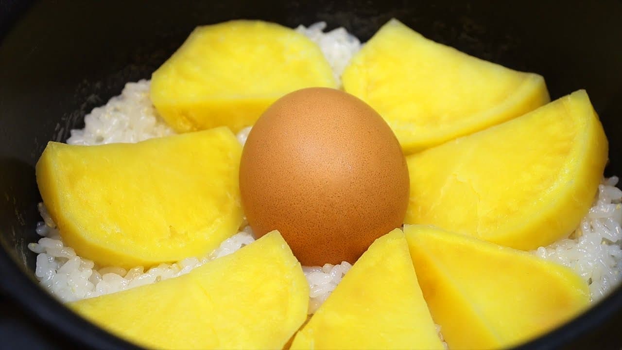 계란 감자 밥