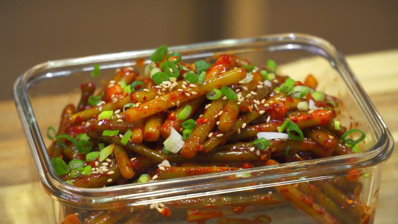 마늘쫑 고추장장아찌