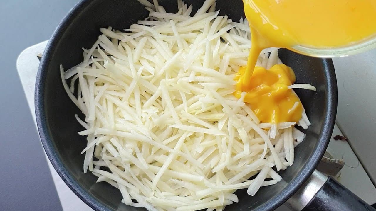 감자 계란 치즈전