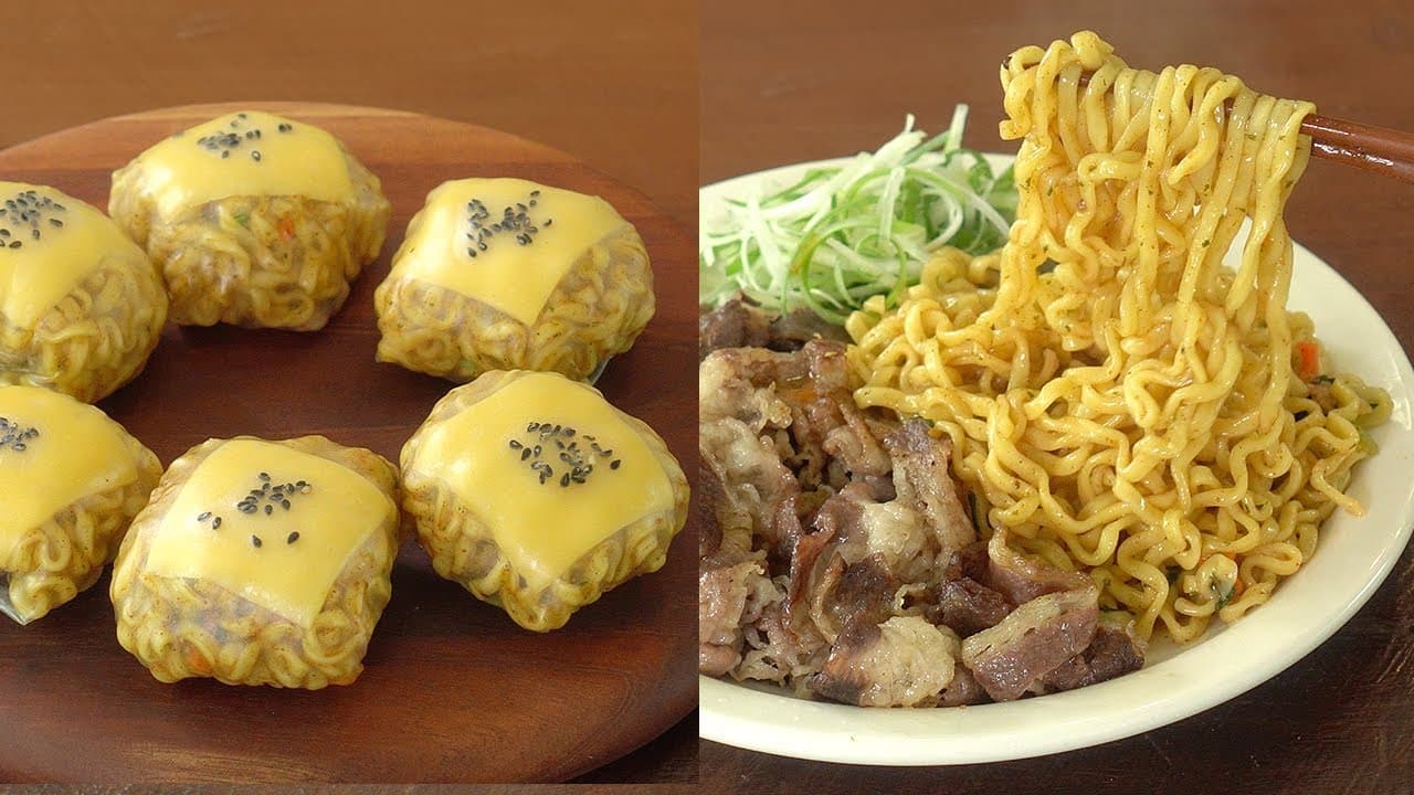 팔도비빔면II 활용 3종 레시피 (뜨거운 비빔면, 비빔면 만두, 골뱅이 비빔면)