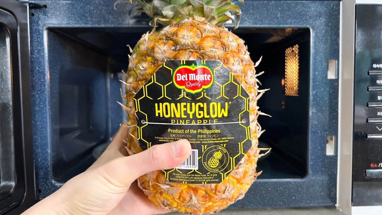 전자레인지 파인애플 볶음밥