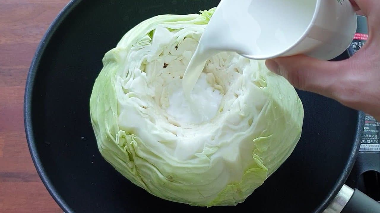 우유 양배추 쌈밥