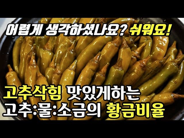고추삭힘 (고추지)