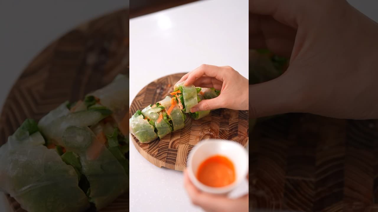 참치 라이스페이퍼 썸머롤