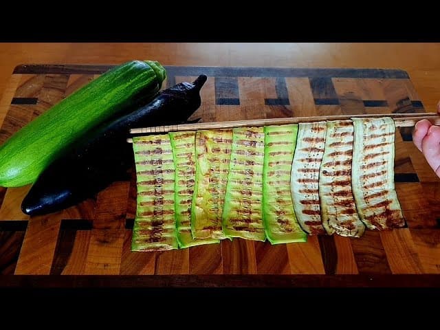 애호박 가지 구이무침