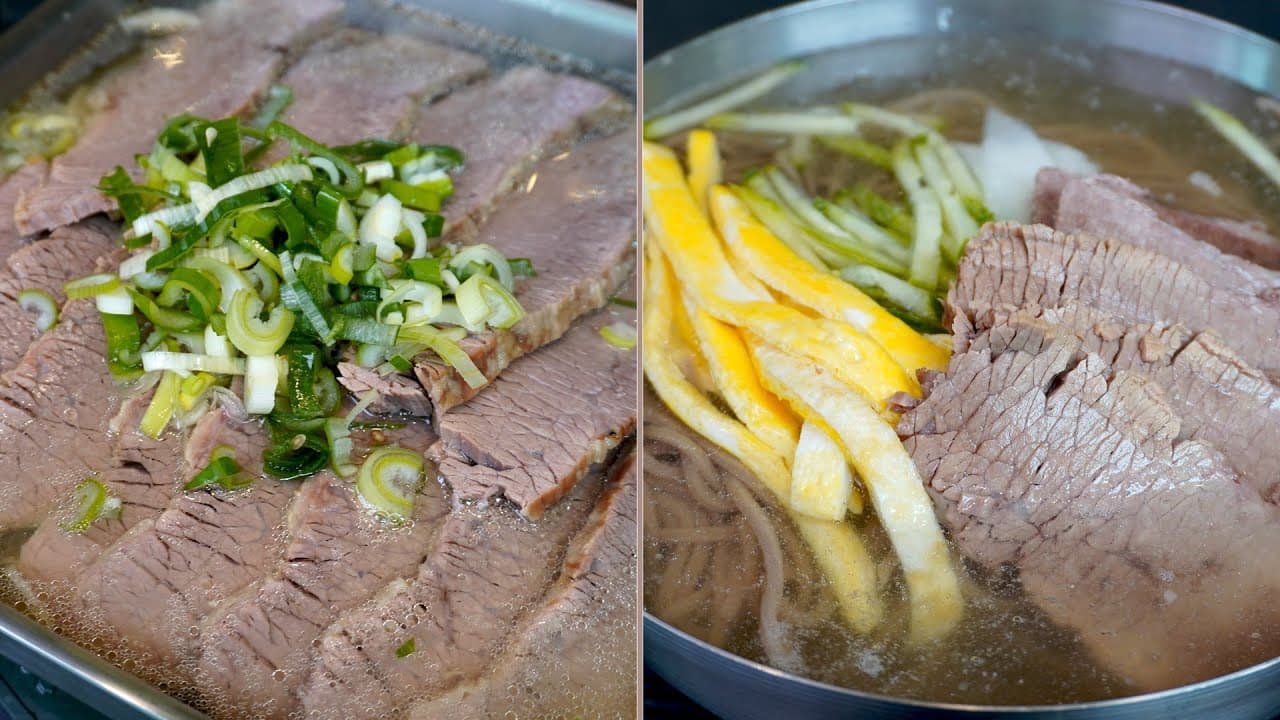 양지 수육과 평양냉면