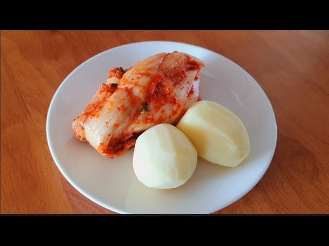 감자 두부 김치전