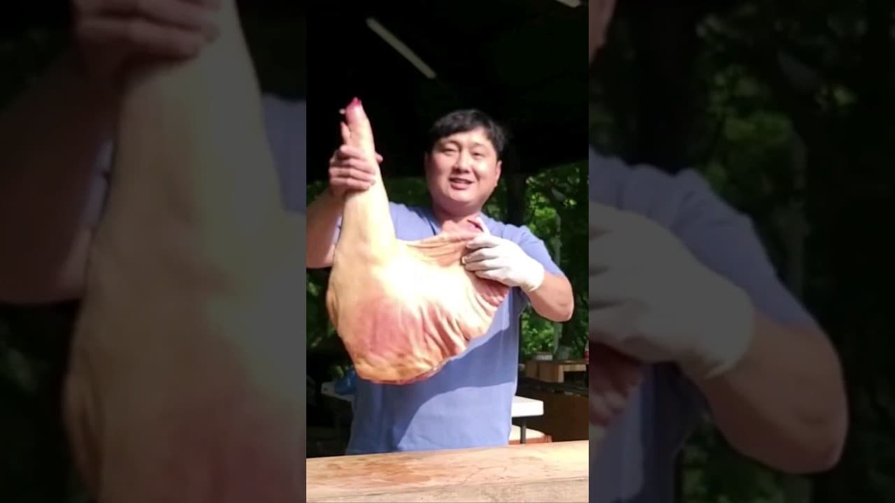 돼지 앞다리 통바베큐