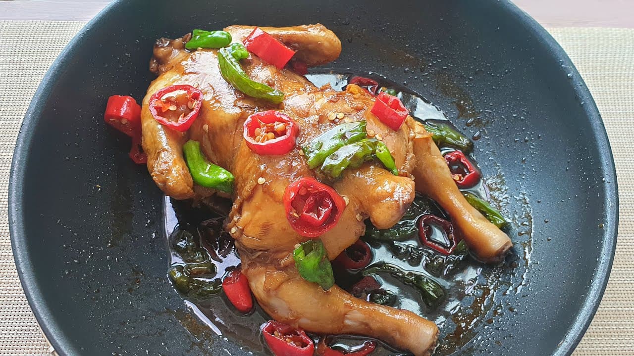 무수분 간장 통닭