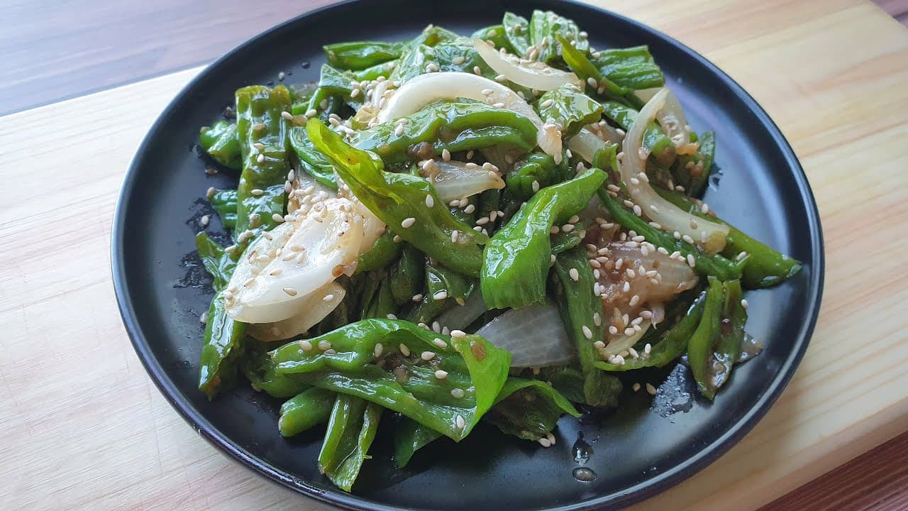 꽈리고추 양파 볶음