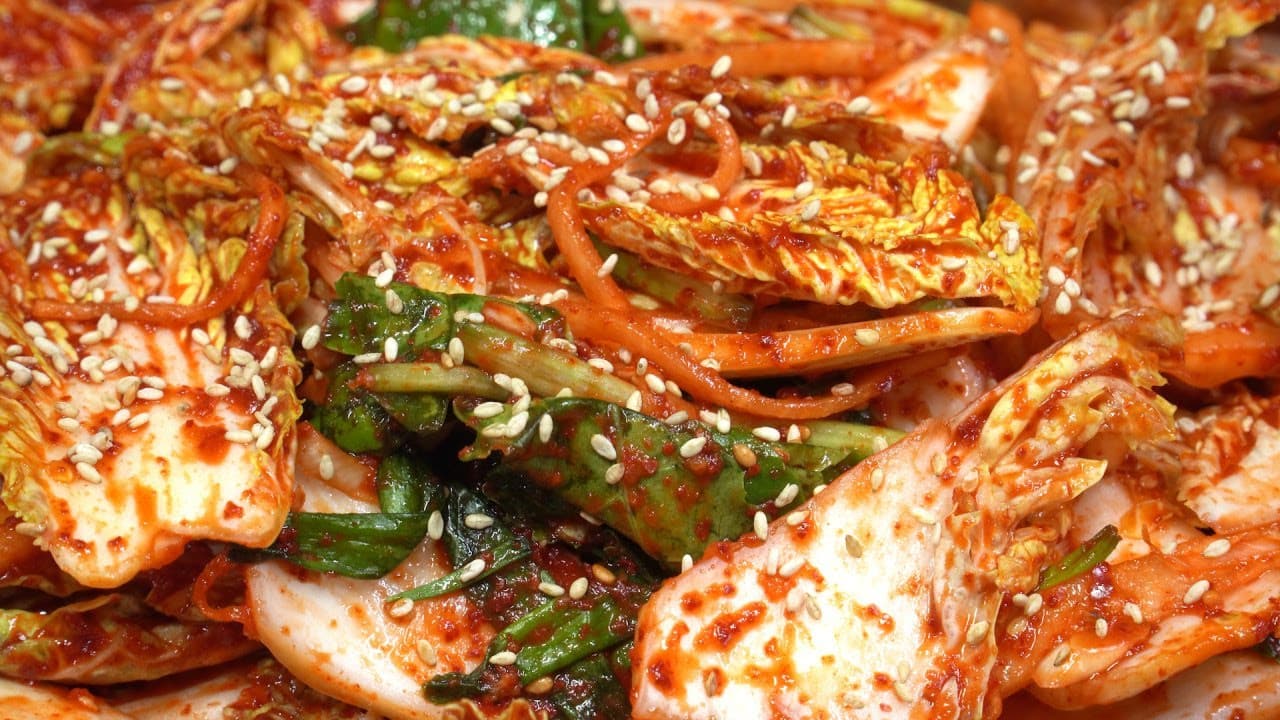 알배기배추 겉절이