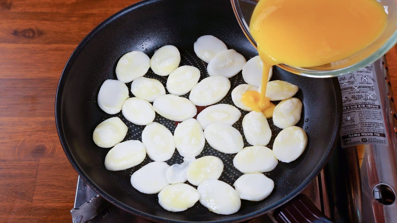 떡국떡 계란전