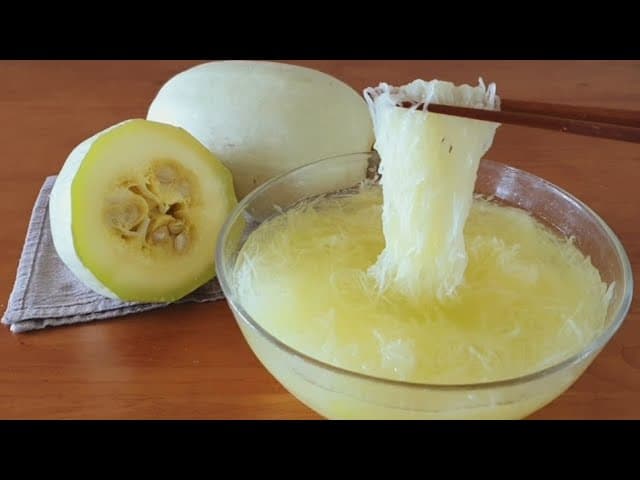 국수호박 콩국수와 김치전