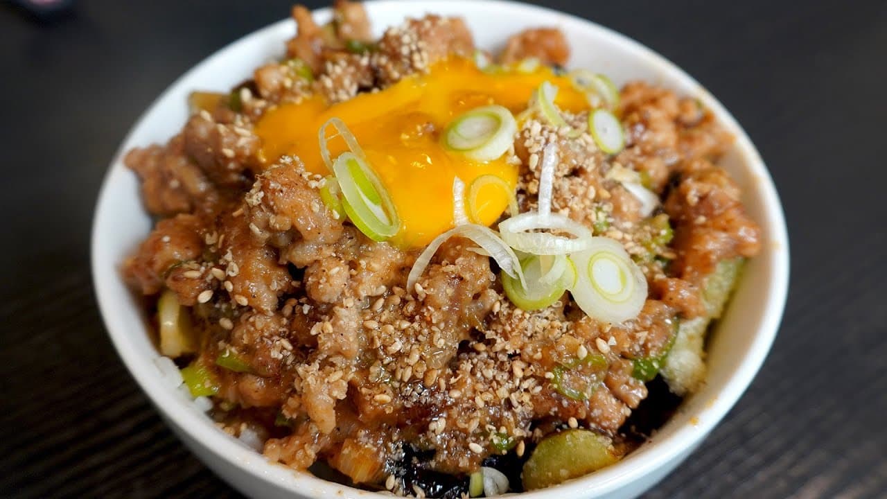 나스동 (일본식 가지덮밥)