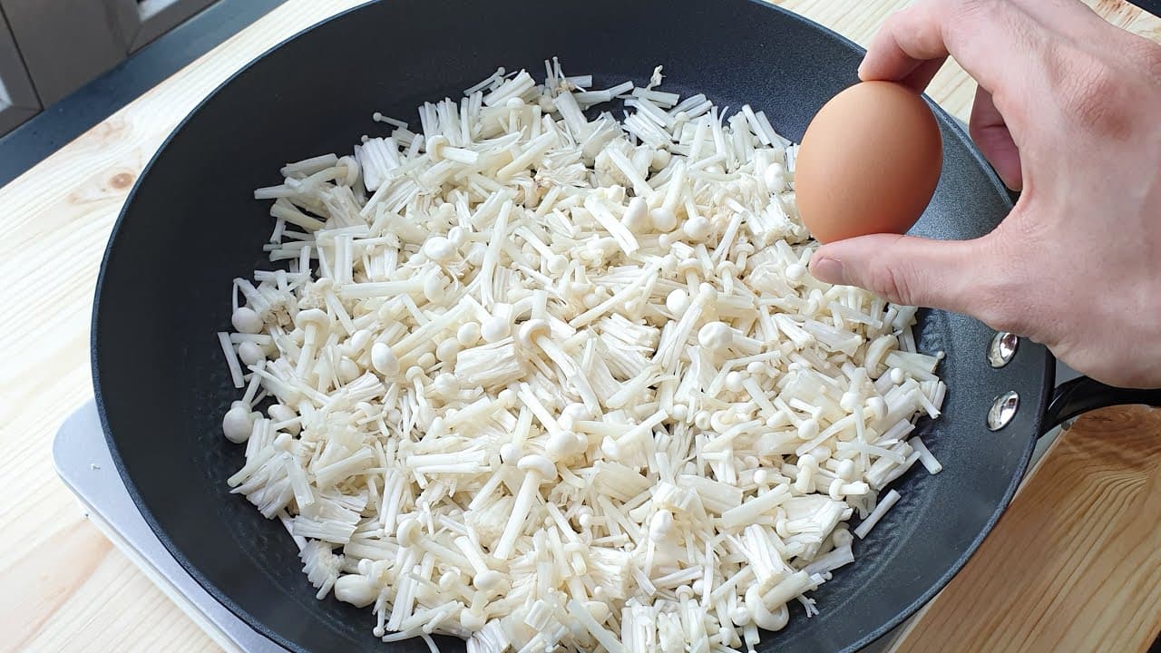 팽이버섯 계란전