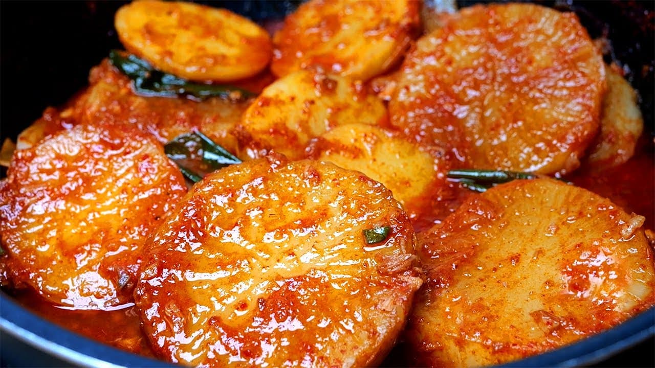 참치 감자 무조림