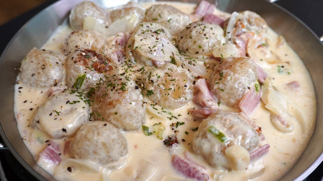 크림 감자옹심이