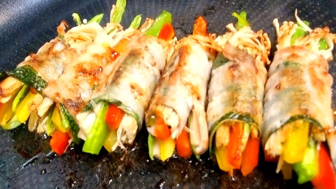 대패삼겹살 야채말이