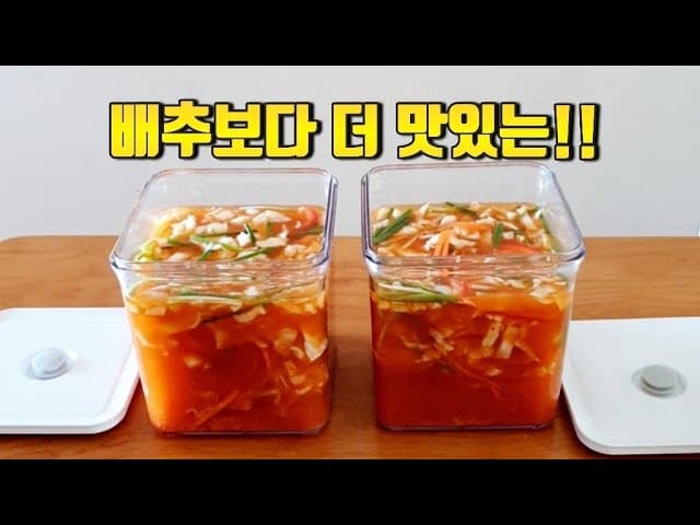 양배추 물김치