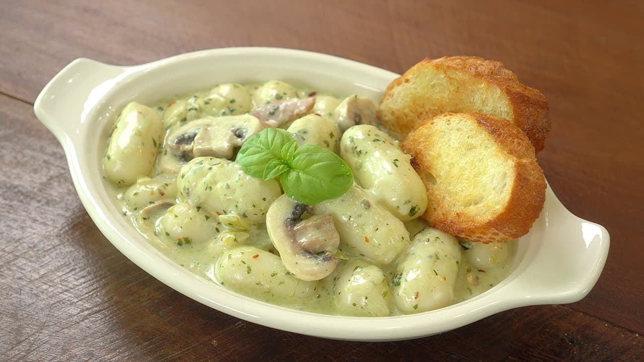 바질 크림떡볶이