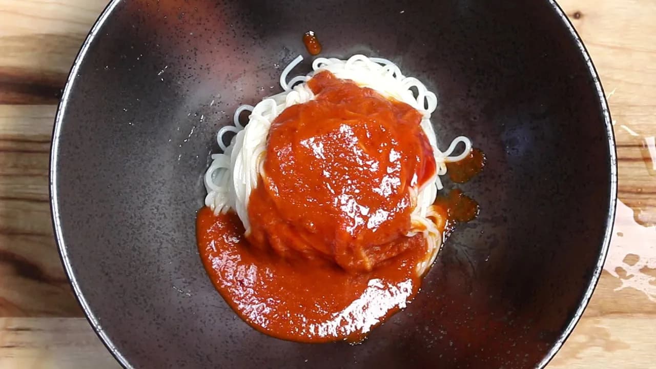 시장표 비빔국수