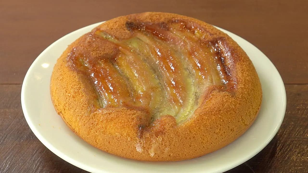 후라이팬 바나나 케이크