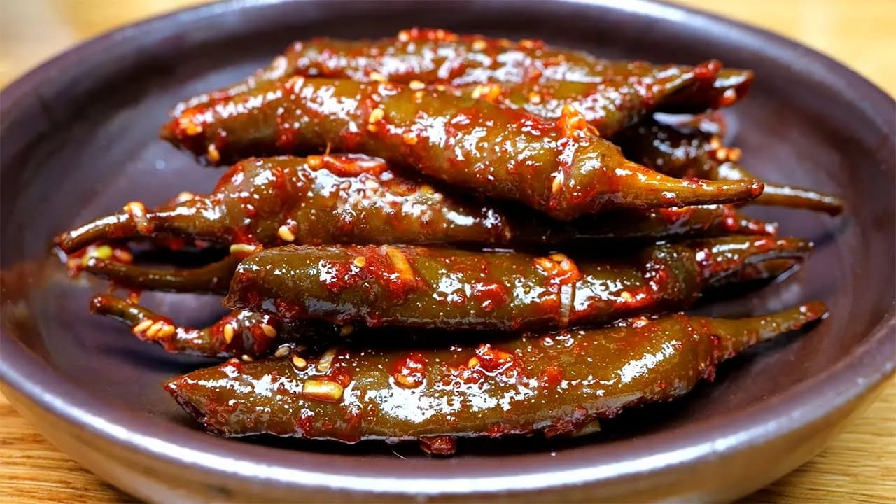고추장아찌무침