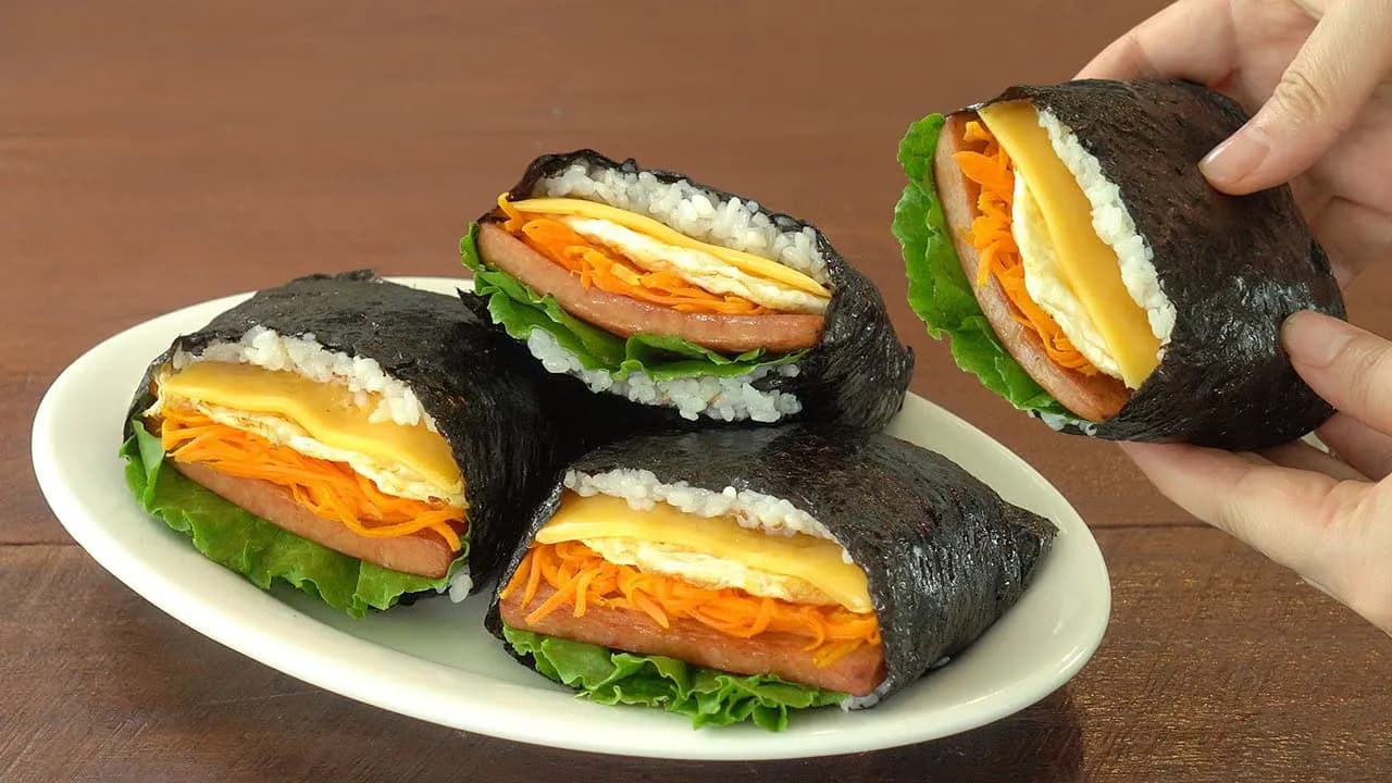 스팸샌드김밥