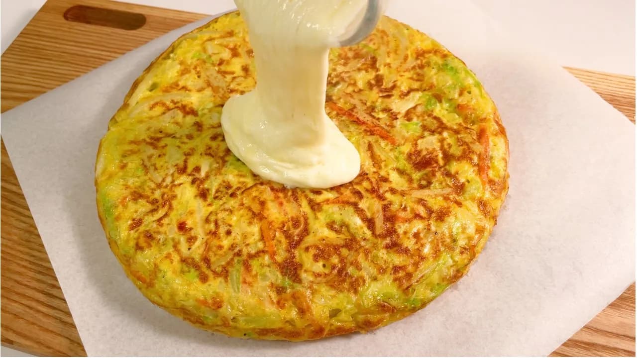 양배추 계란 치즈전