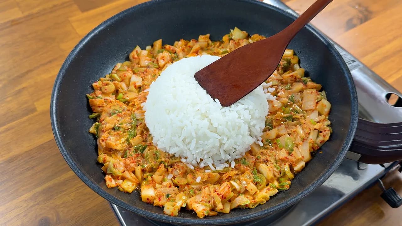 된장 마요 김치볶음밥
