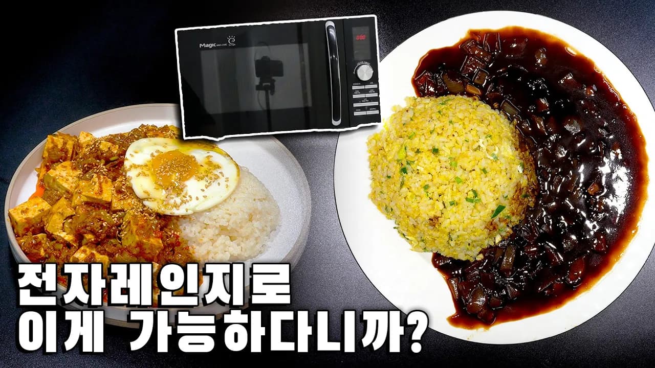 전자레인지 마파두부덮밥