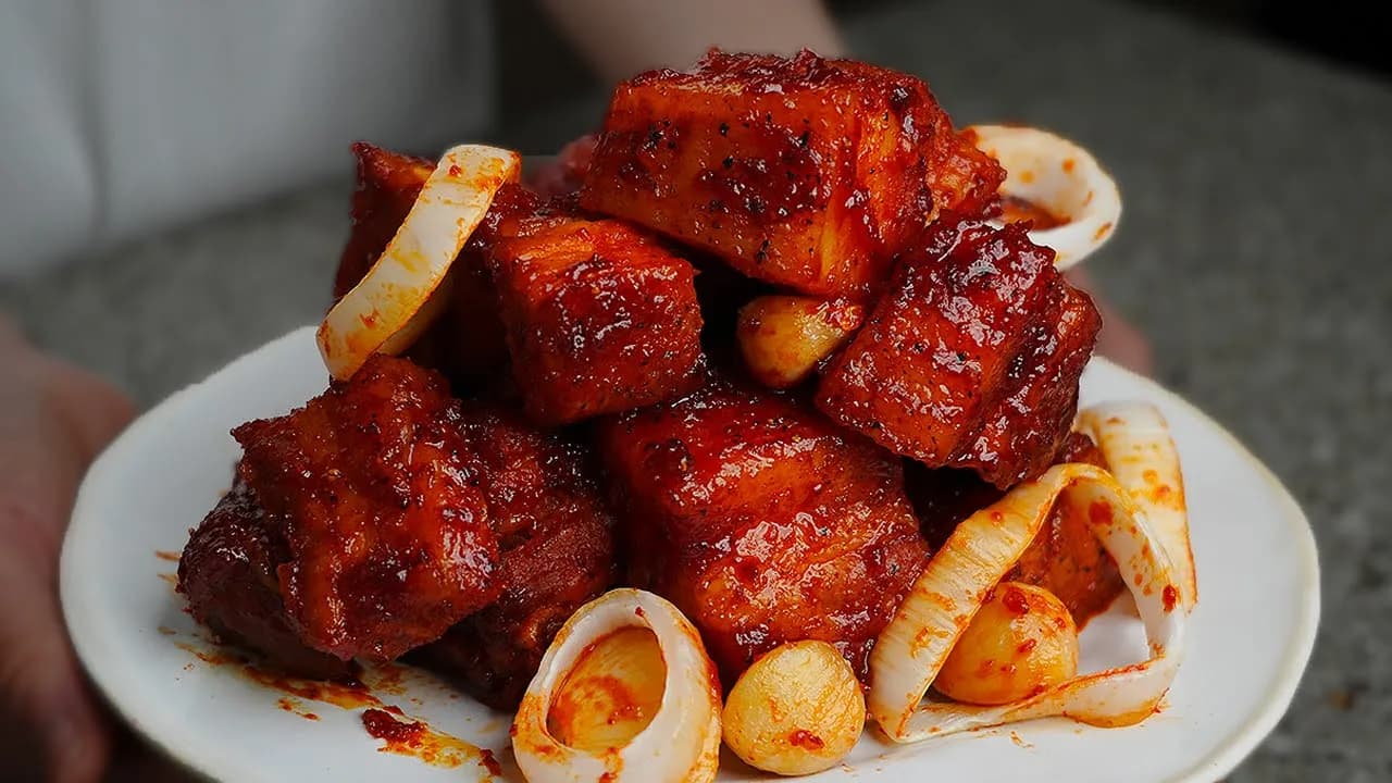 제육 삼겹살 바베큐