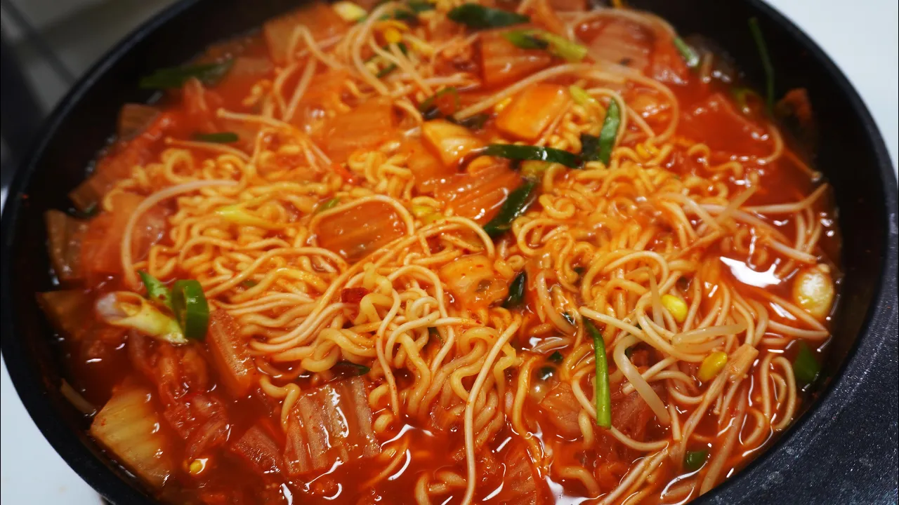 김치라면국수