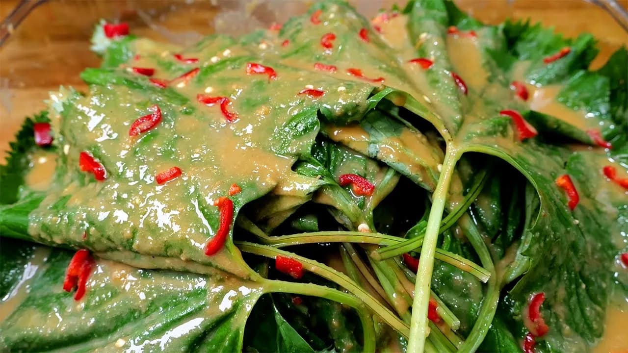 곰취된장장아찌