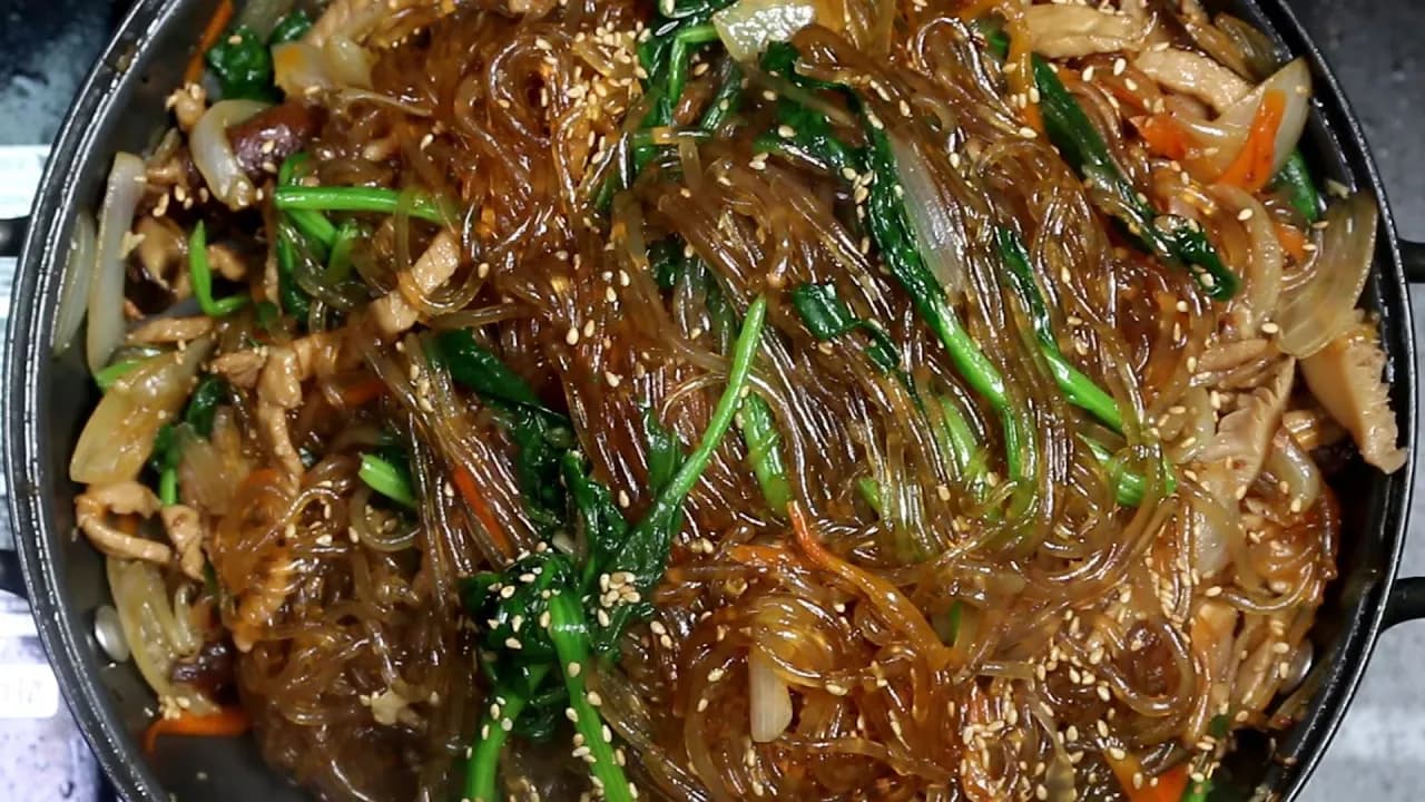 원팬 잡채