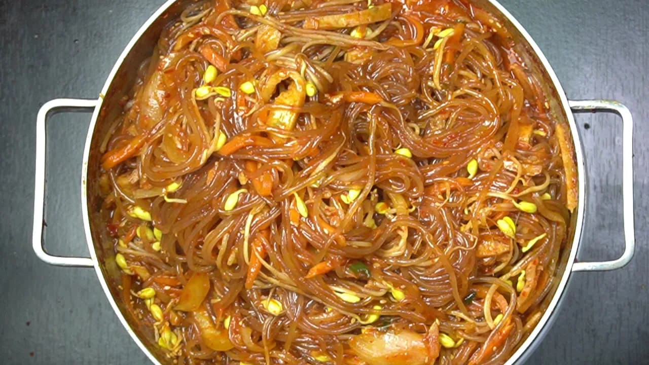 경상도식 빨간 잡채